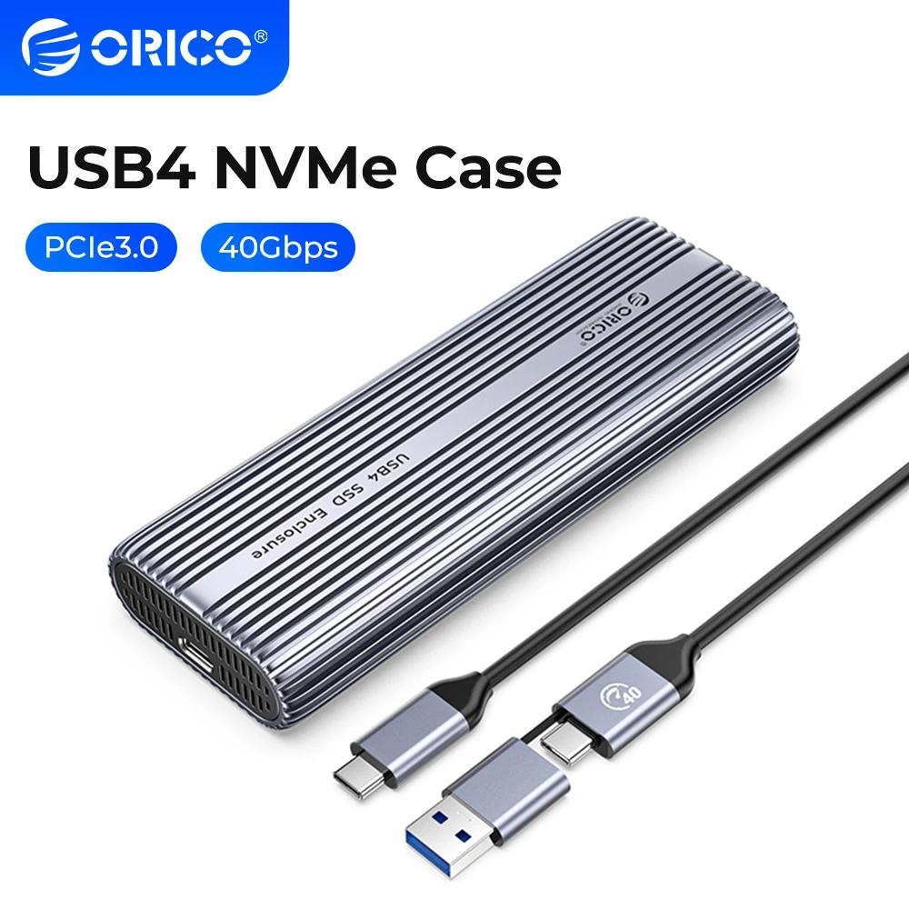 ORICO 1.8 ġ USB4 M.2 NVMe SSD Ŭ PCIe 4.0, 40Gbps ˷̴ 8TB SSD ̽, Ʈ 3/4